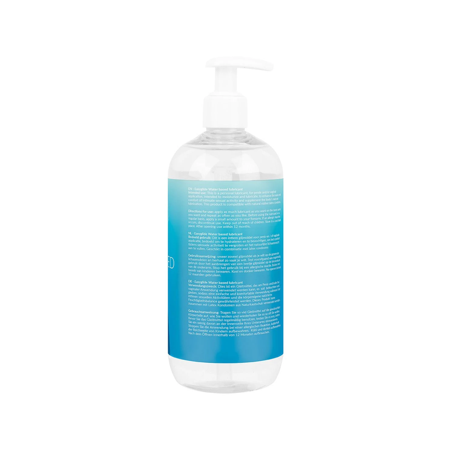 EasyGlide Waterbasis Glijmiddel 500 ML geur- en kleurloos
