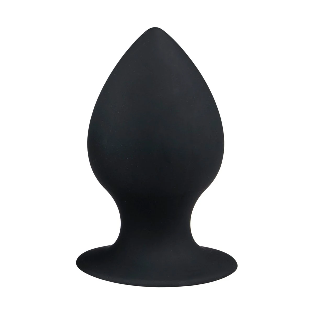 Easytoys Anal buttplug zwart large van siliconen met brede voet