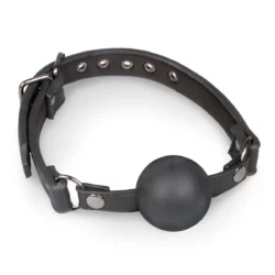 Easytoys Fetish ball gag met grote siliconen bal en verstelbare zwarte band