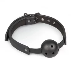 Easytoys Fetish ball gag met PVC bal in zwart