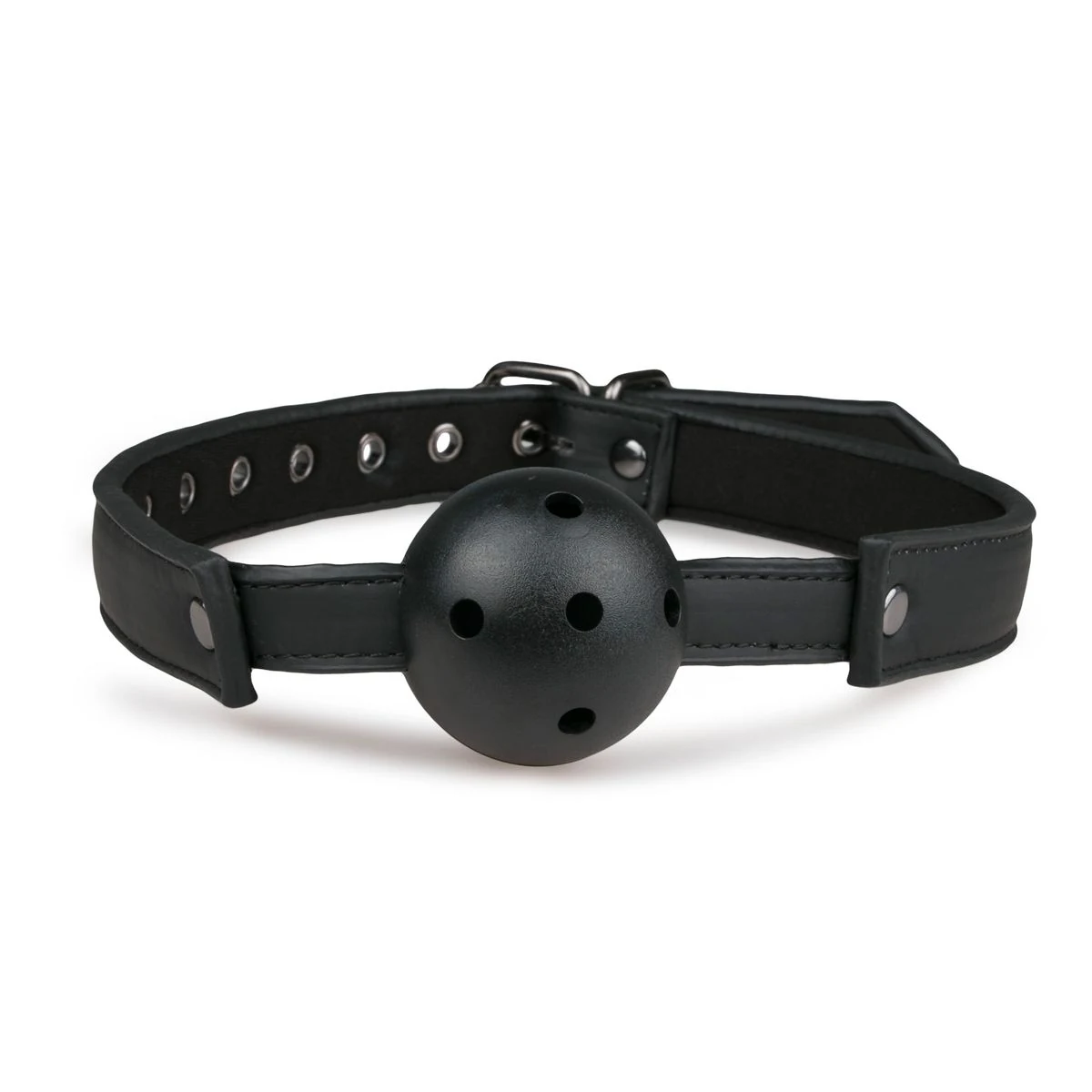 Easytoys Fetish ball gag met verstelbare band van kunstleer