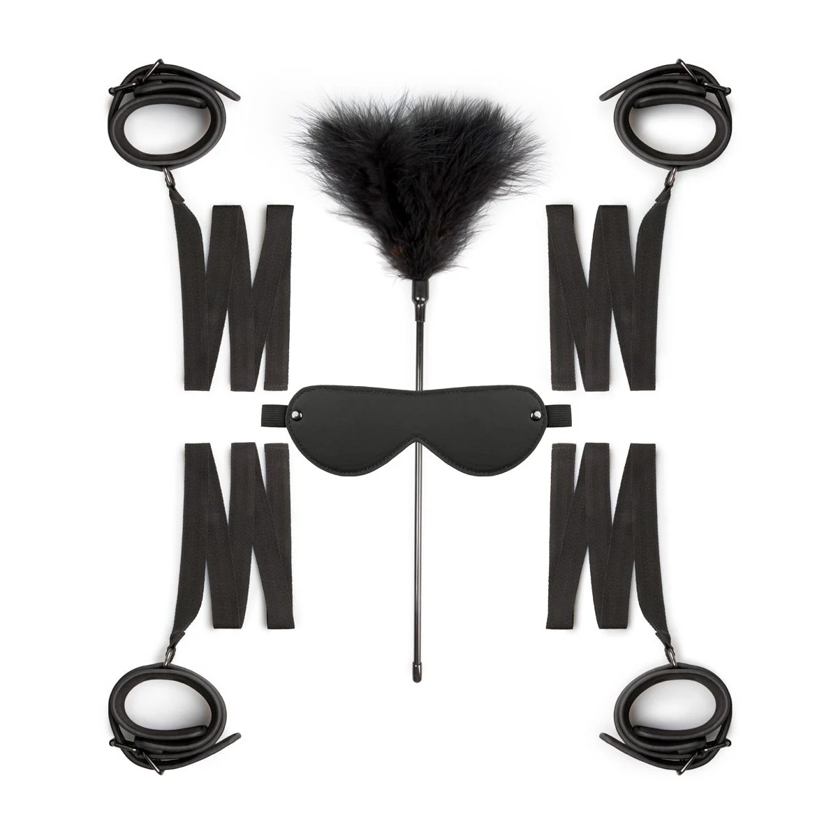 Zwarte Easytoys Fetish bondage set voor beginners en koppels