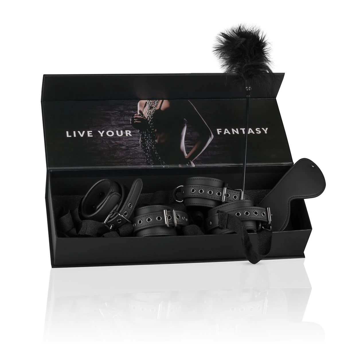 Easytoys Fetish zwarte 6-delige bondage set voor koppels