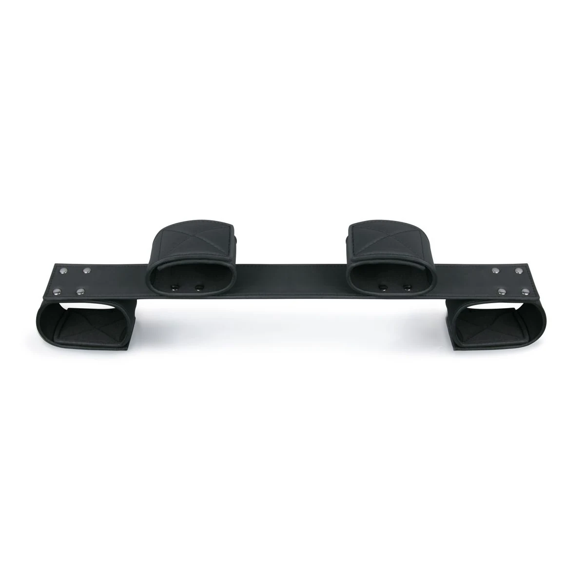 Easytoys Fetish bondage bar met pols- en enkelboeien in zwart kunstleer