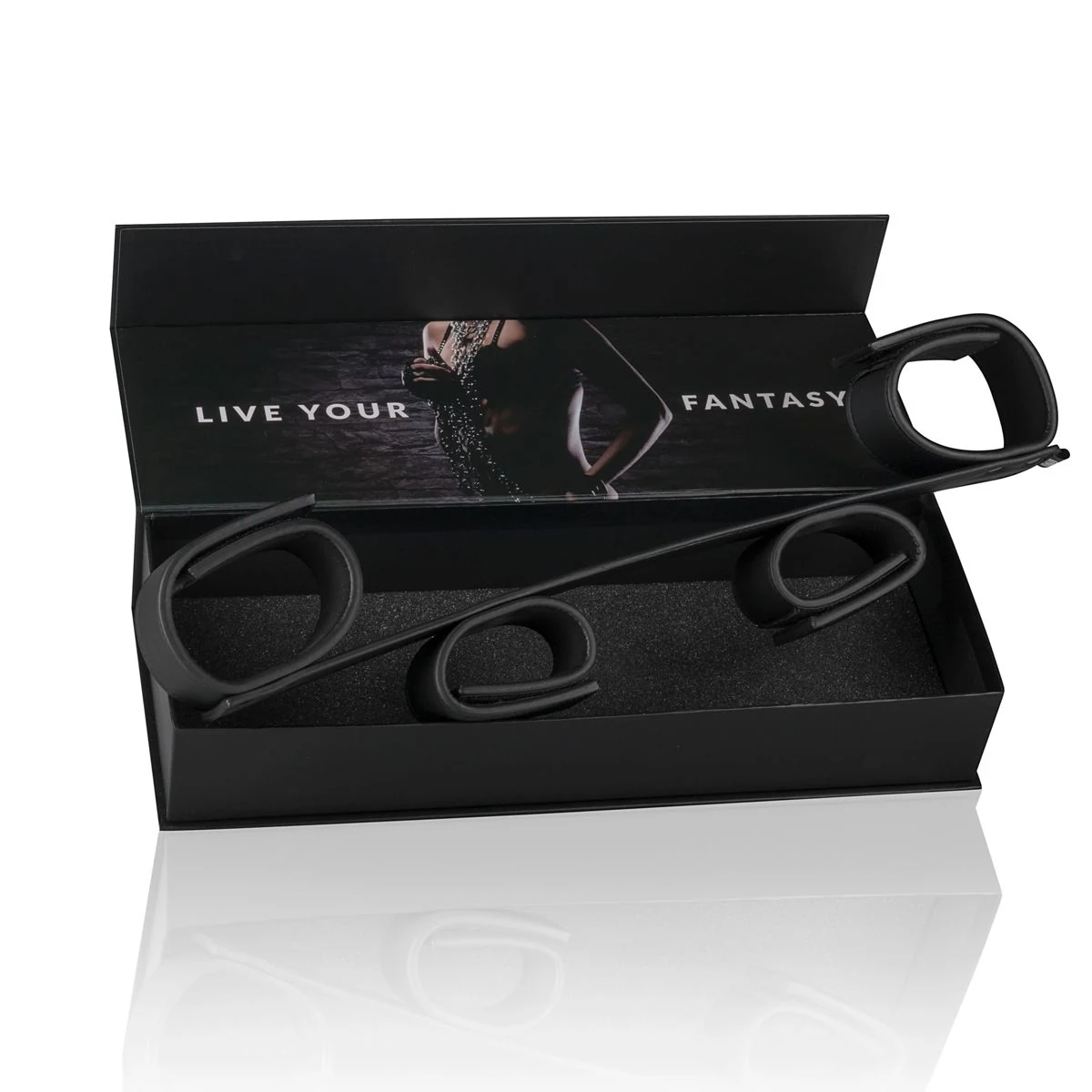 Easytoys Fetish Collection bondage bar ET378BLK met pols- en enkelboeien