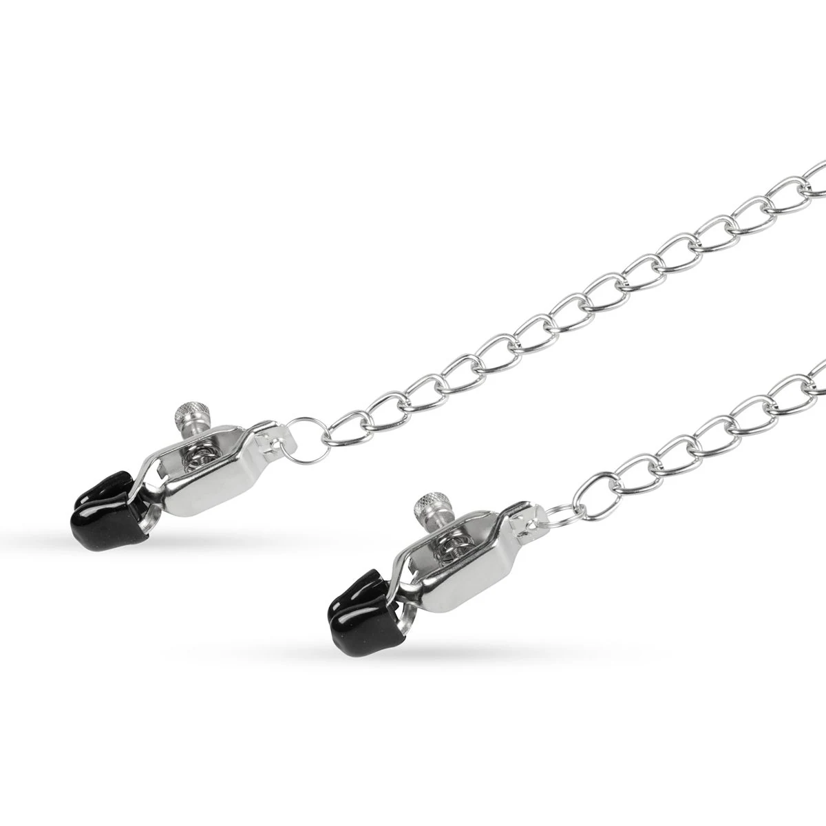 Grote tepelklemmen met ketting van Easytoys Fetish Collection