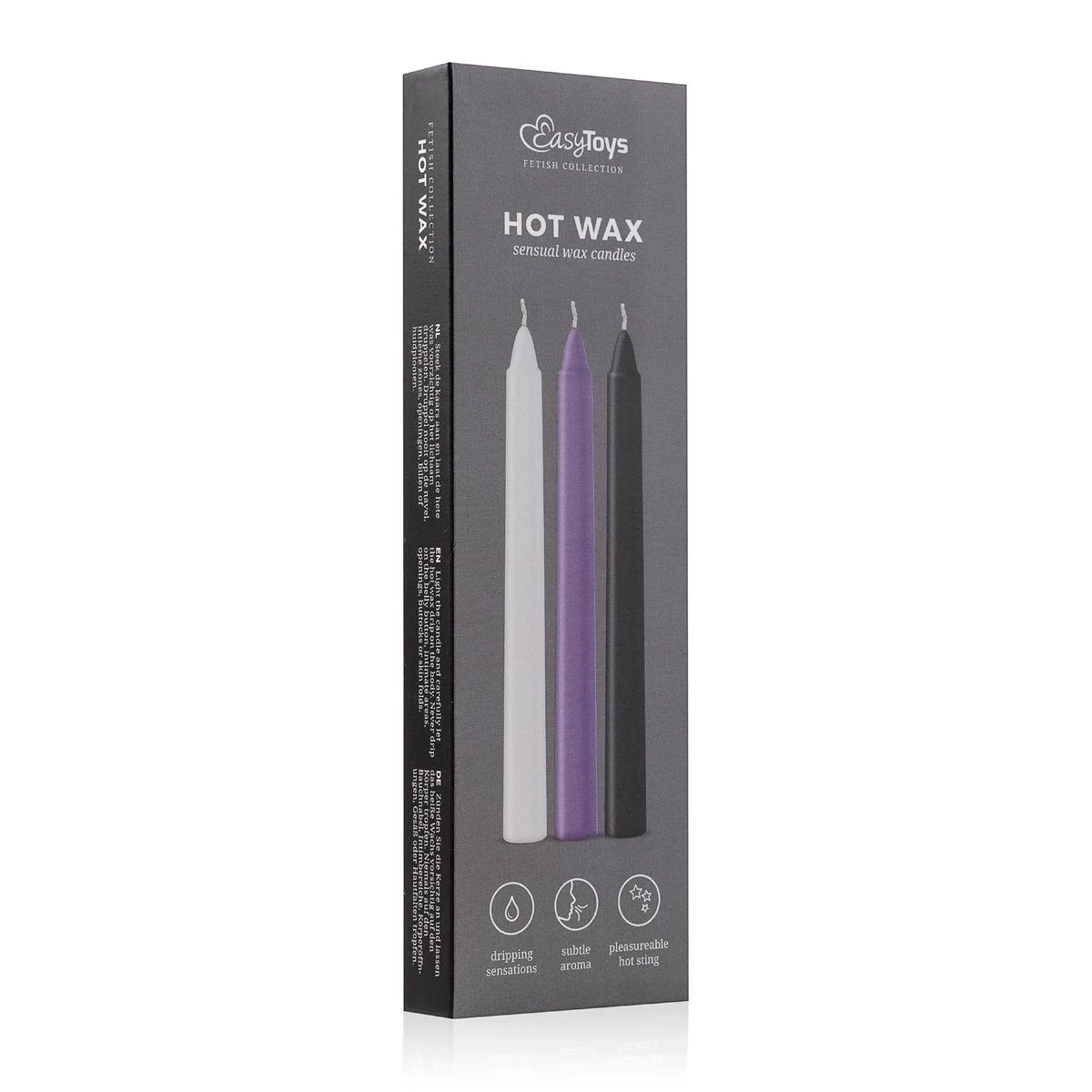 Easytoys Fetish SM kaarsen voor BDSM en SM toys, 3 stuks