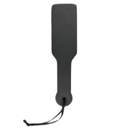 Easytoys Fetish kunstleren paddle zwart van 325 mm