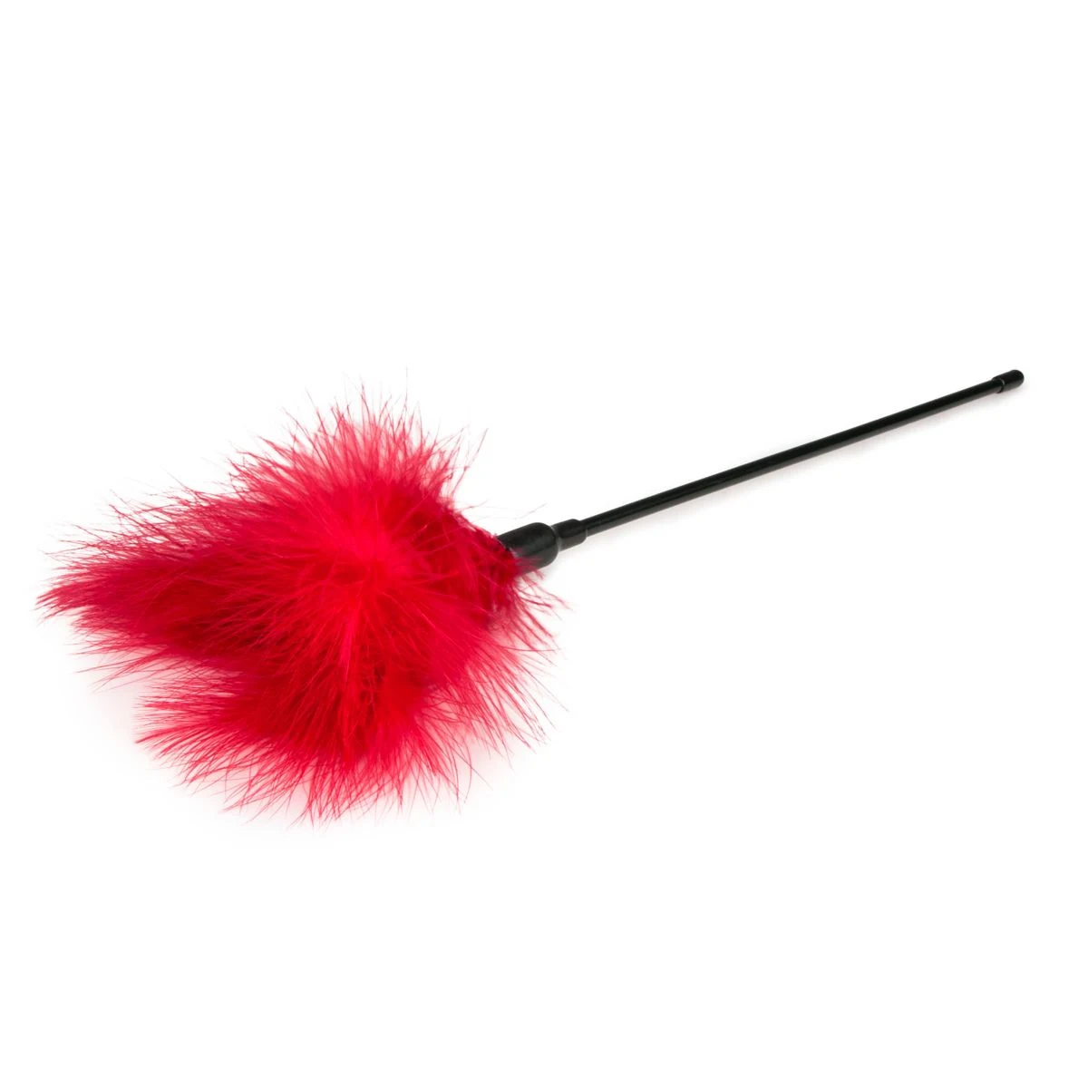 Easytoys Fetish rode kietelaar met zachte korte veren