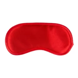 Easytoys Fetish satijnen oogmasker rood van zacht polyester met elastisch bandje