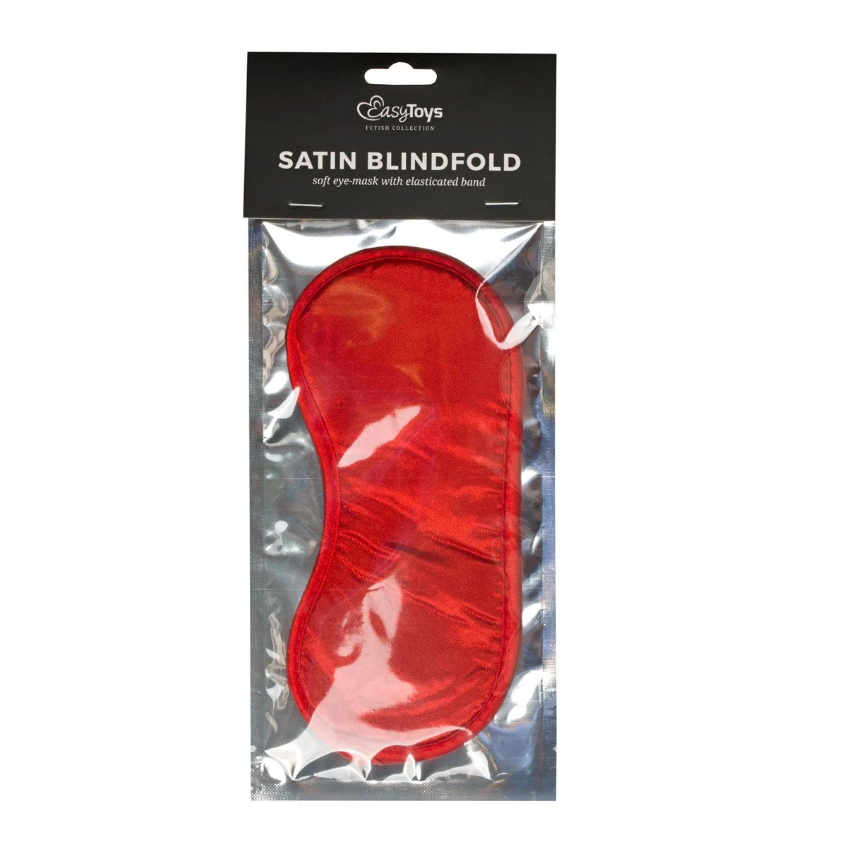 Satijnen oogmasker rood van Easytoys Fetish Collection, unisex en comfortabel