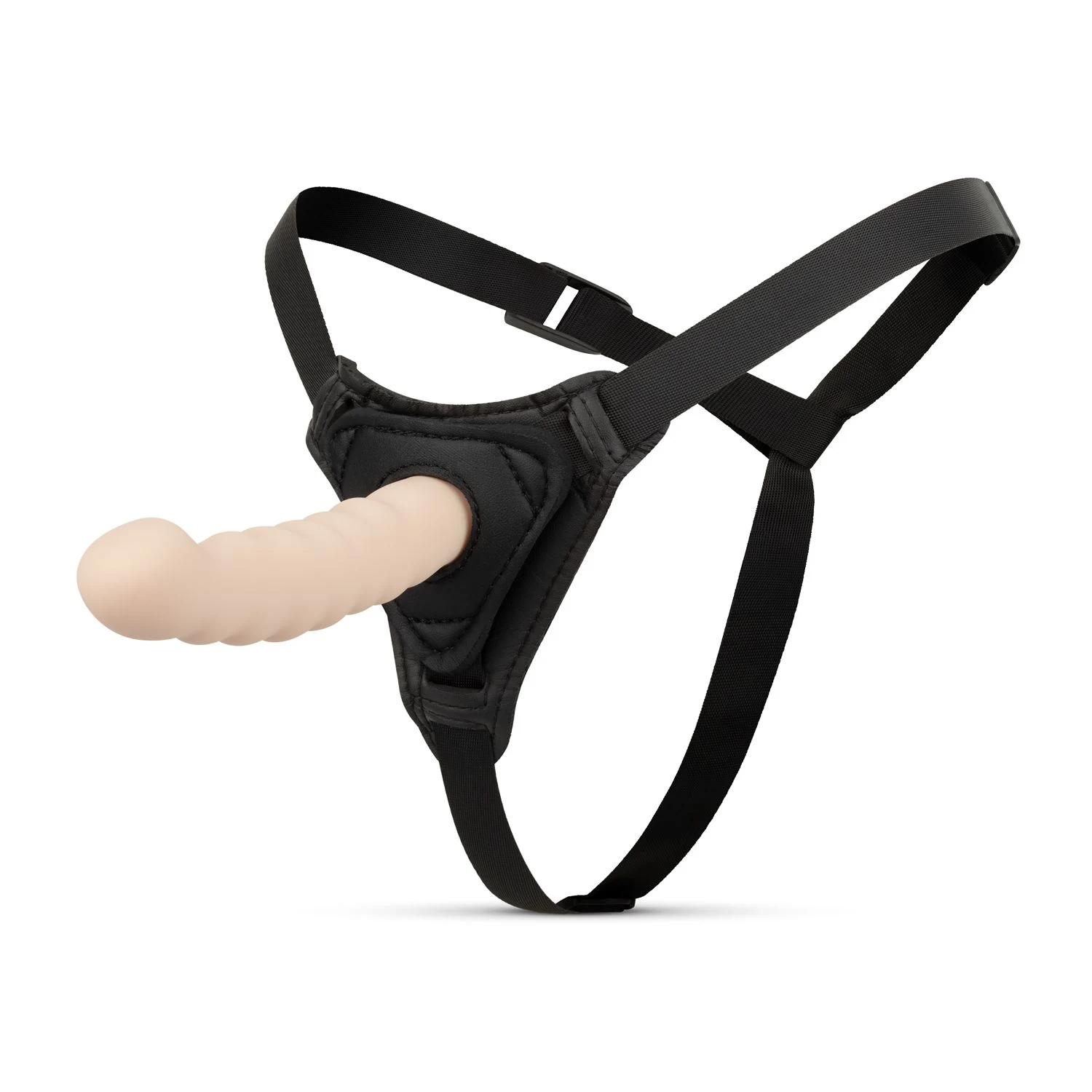 Easytoys Fetish strap-on dildo met harnas in beige