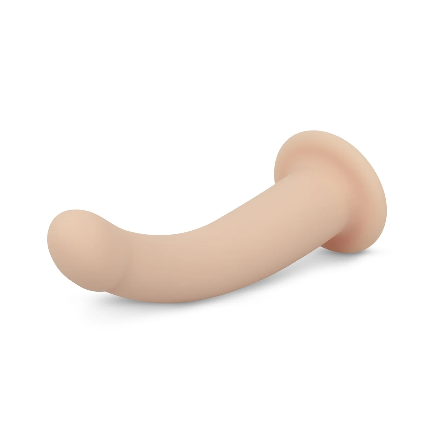 Easytoys Fetish gebogen dildo met harnas, 135 mm lang