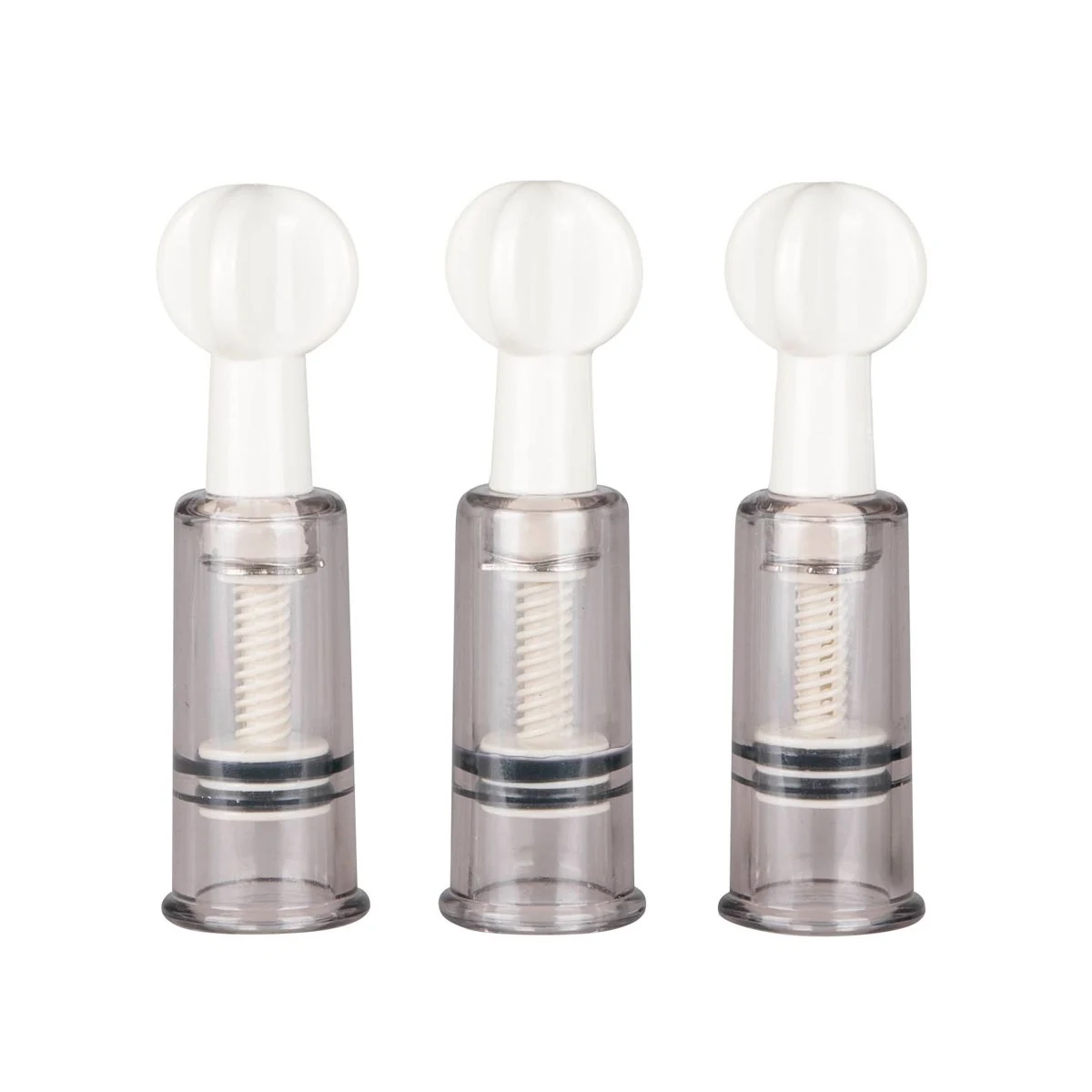 Easytoys Fetish tepel en clitoris zuigers, transparante set van 3