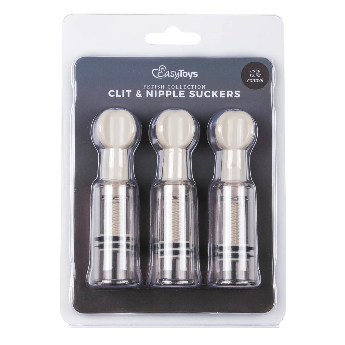 Transparante Easytoys Fetish tepel en clitoris zuigers voor unisex gebruik