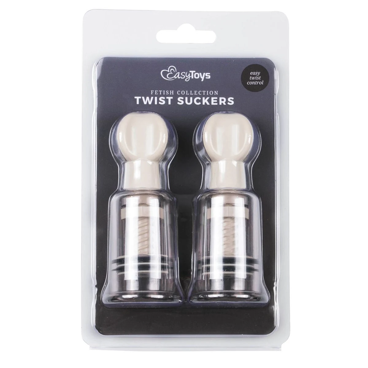 Tepelzuigers klein van Easytoys Fetish Collection met draaiknoppen