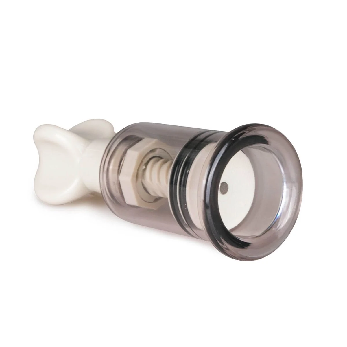 Transparante tepelzuigers klein, 2 stuks, binnendiameter 28 mm