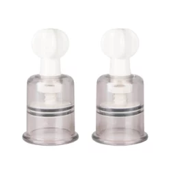 Easytoys Fetish tepelzuigers medium, 2 stuks transparant