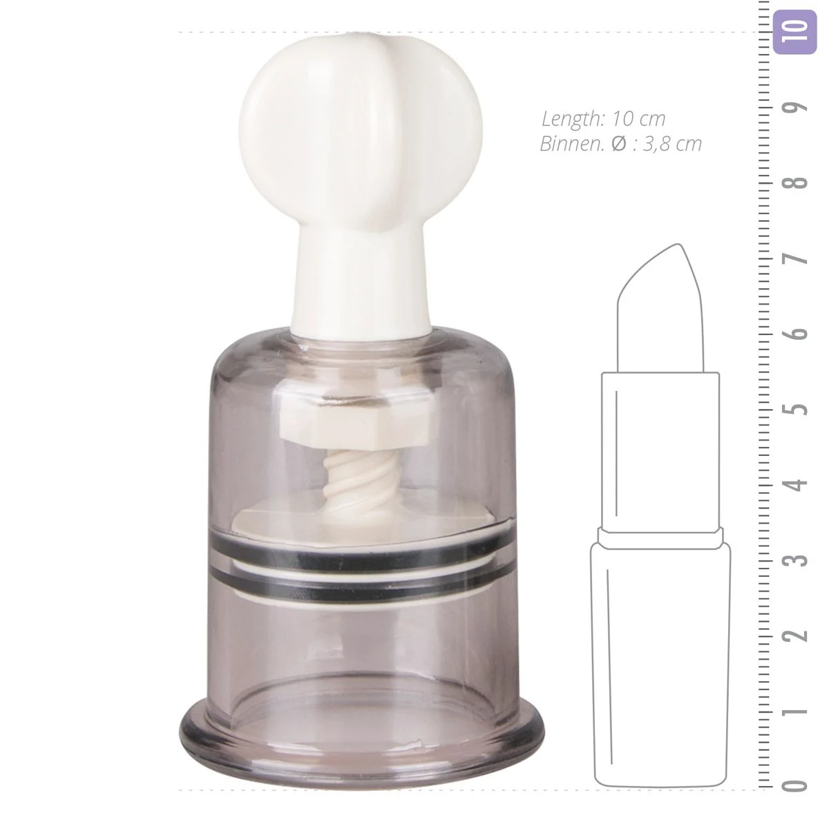Tepelzuigers medium, 2 stuks, geschikt voor tepels en clitoris