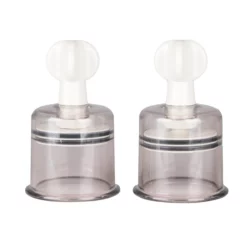Easytoys Fetish tepelzuigers groot, transparant, set van 2 stuks