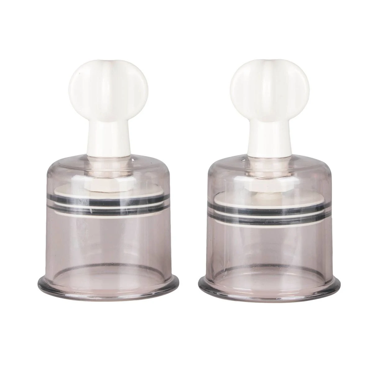Easytoys Fetish tepelzuigers groot, transparant, set van 2 stuks