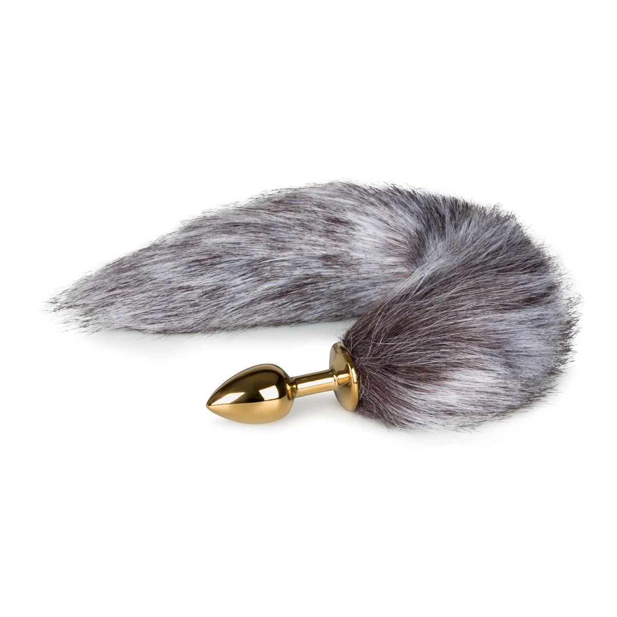 Easytoys Fetish vossenstaart buttplug S in goud en bruin
