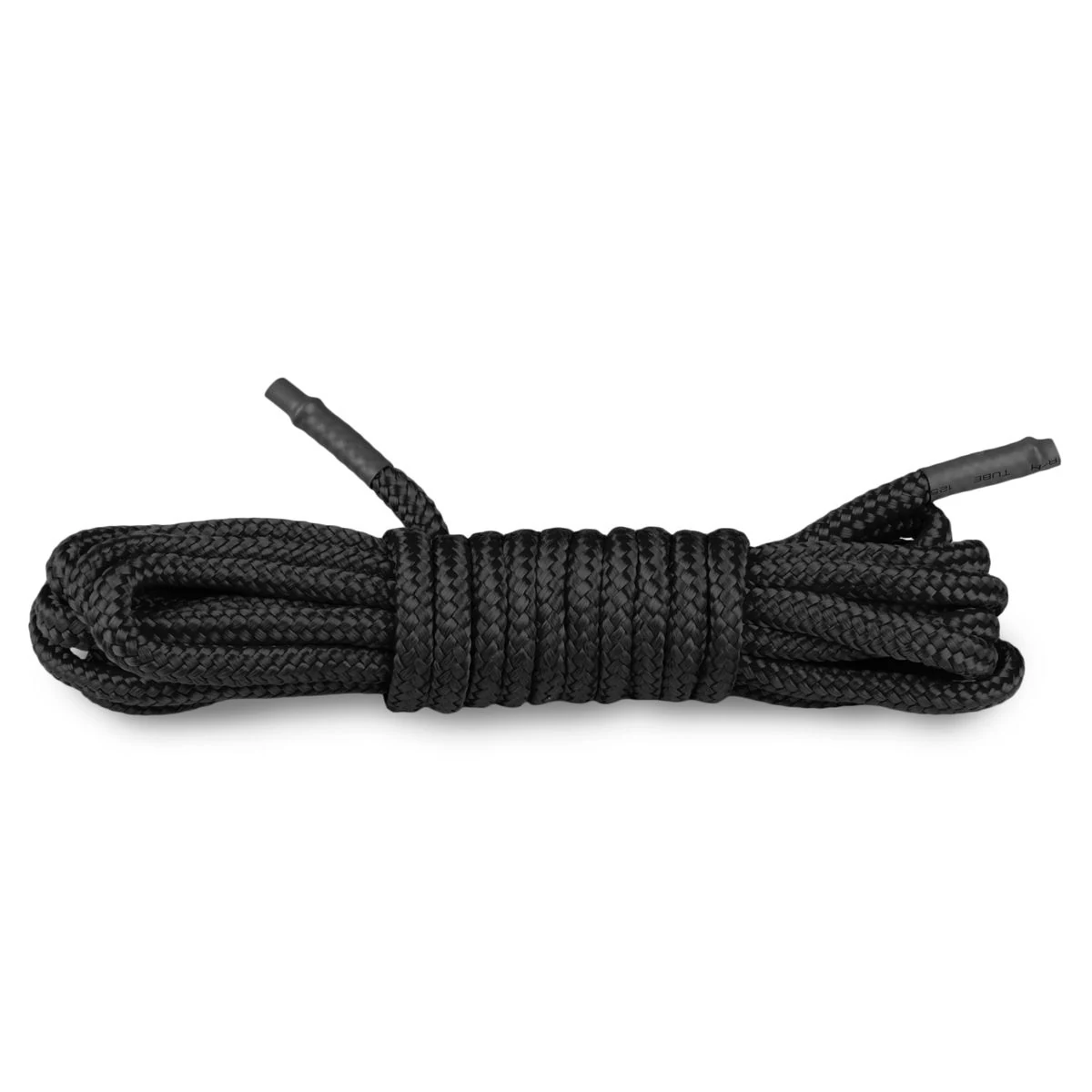 Zacht en glad zwart bondagetouw van duurzaam nylon, 10 meter