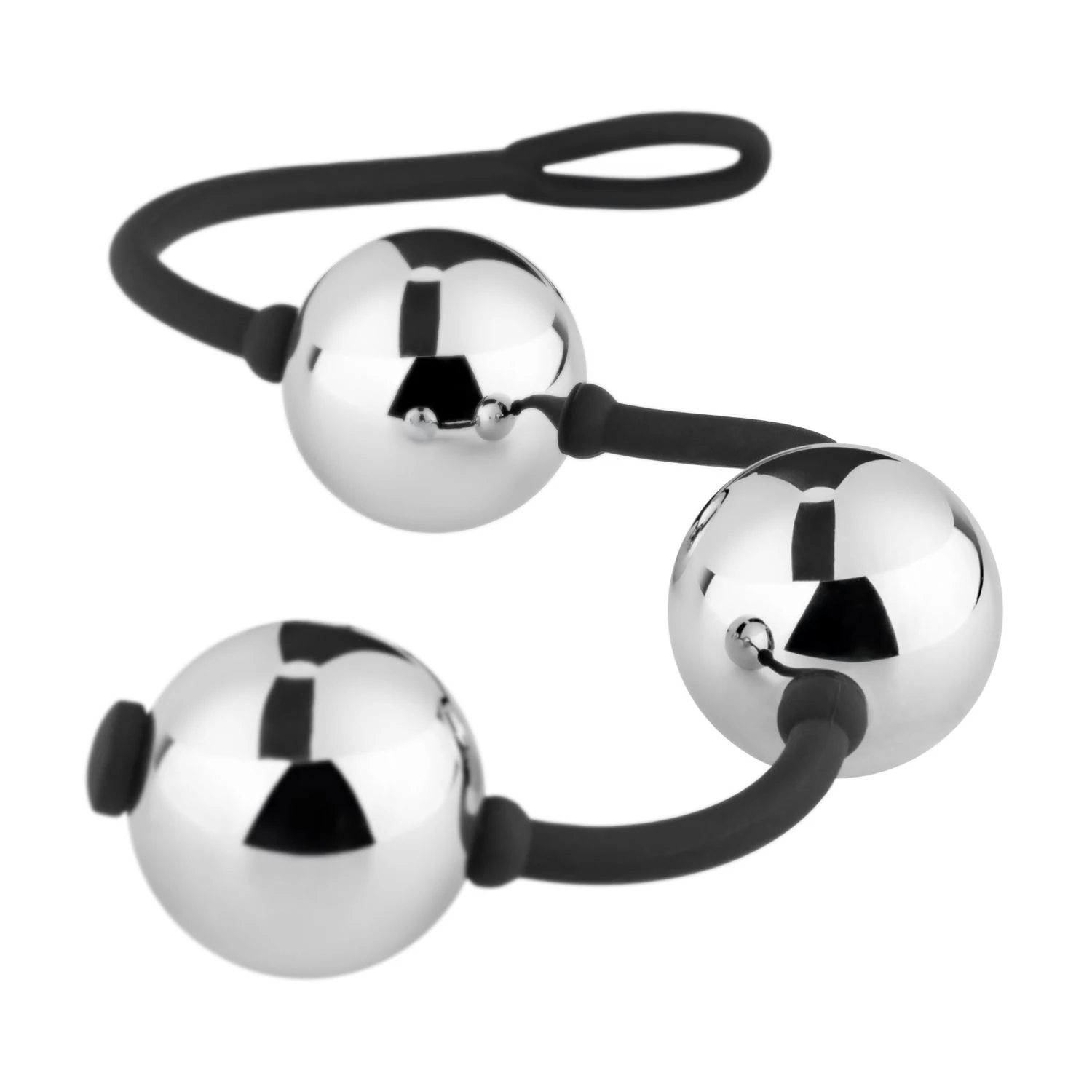 EasyToys Geisha Metal Kegelballs met flexibele siliconen verbindingsstrip