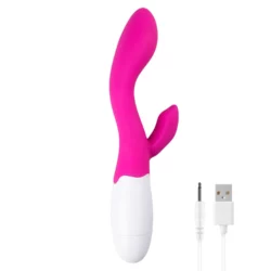 Easytoys Lily Vibrator 2.0 in roze, USB-oplaadbaar en gemaakt van siliconen