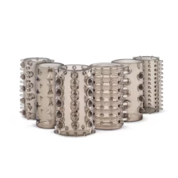 Easytoys Men Only penis sleeve set met 6 transparante sleeves