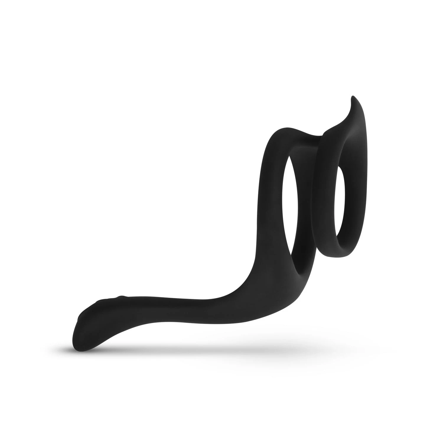 Easytoys Men Only Pleasure Cockring zwart van siliconen