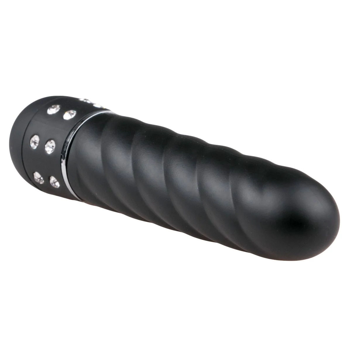 Easytoys Mini Vibrator Gedraaid zwart met variabele vibratiestanden