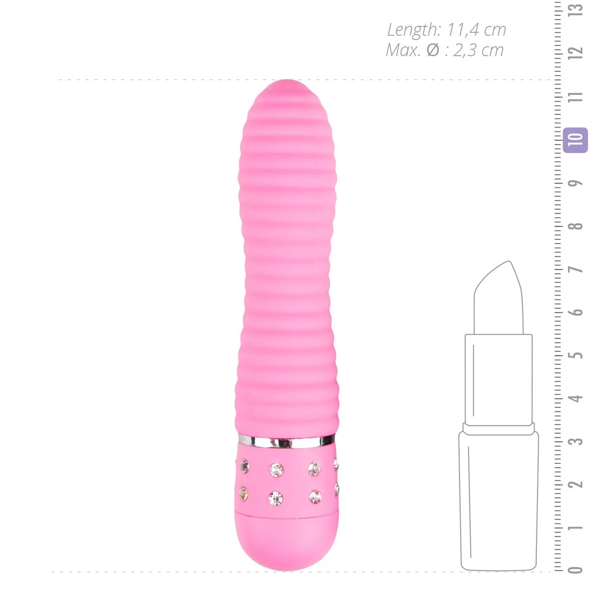 Compacte roze mini vibrator van Easytoys Mini Vibe Collection