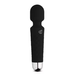 EasyToys Mini Wand Vibrator in zwart, compact wand massager model
