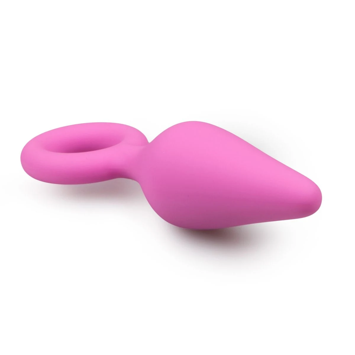 Roze EasyToys Pointy Plug Klein met terugtrekring