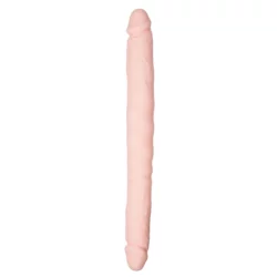 EasyToys realistische dubbele dildo van 30 cm in beige