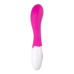 EasyToys Rose vibrator roze G-spot vibrator met gebogen design en siliconen materiaal