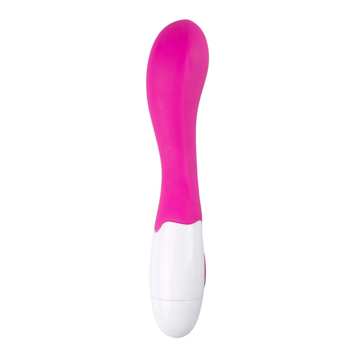 EasyToys Rose vibrator roze G-spot vibrator met gebogen design en siliconen materiaal