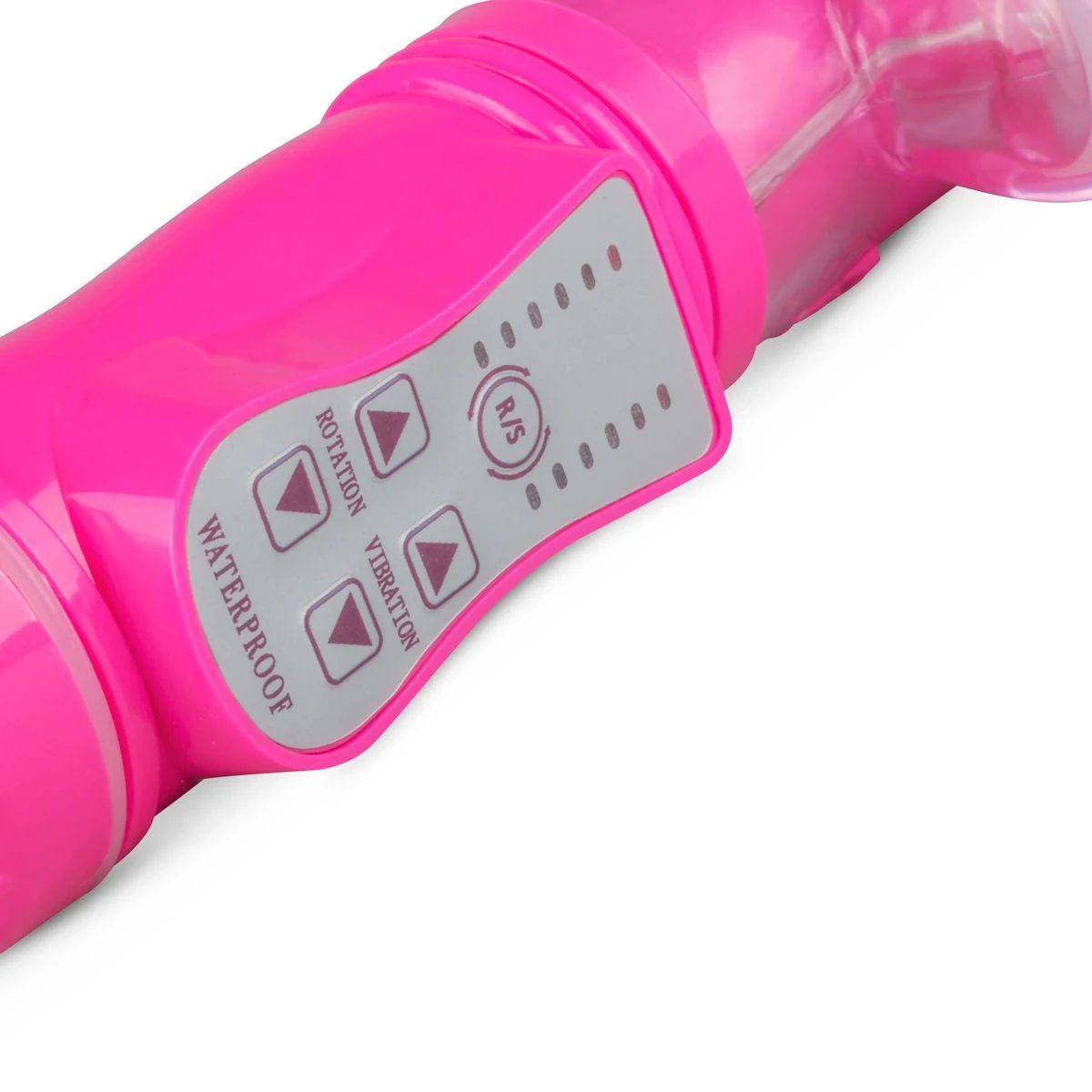 Rabbit vibrator roze voor clitoris- en vaginale stimulatie