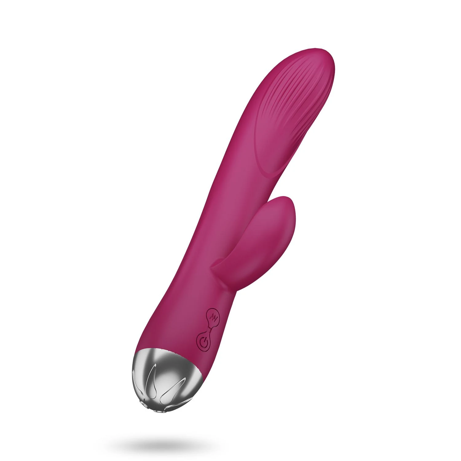 Roze rabbit vibrator met dubbele stimulatie voor clitoris en vagina