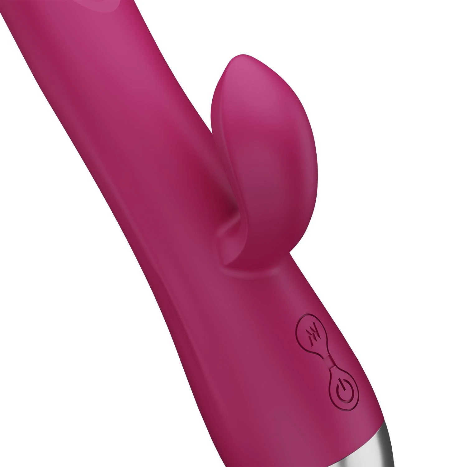 Raspberry Pink rabbit vibrator van Easytoys Vibe Collection, sku 121019-Pink