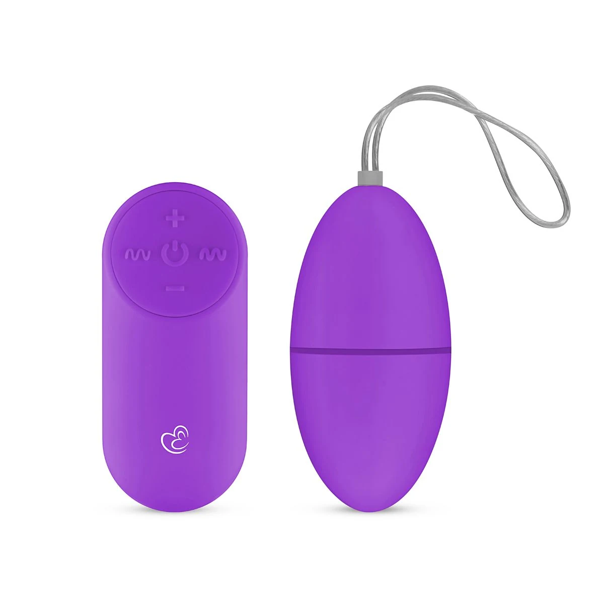 EasyToys vibratie ei paars met draadloze afstandsbediening