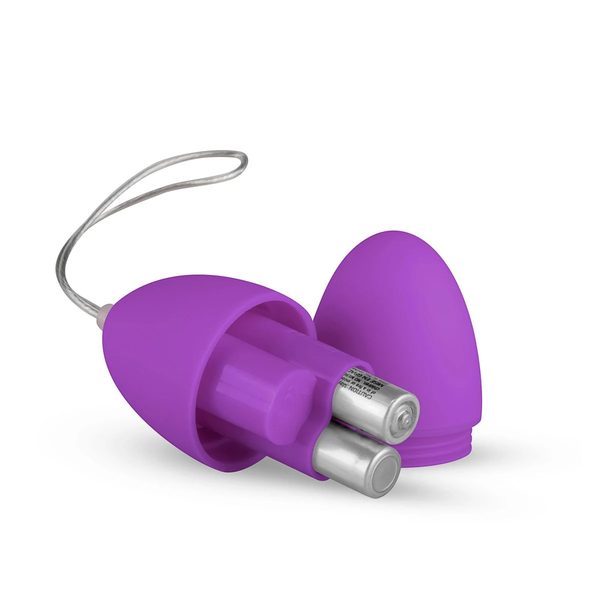 EasyToys paars vibratie ei met trekkoord en afstandsbediening