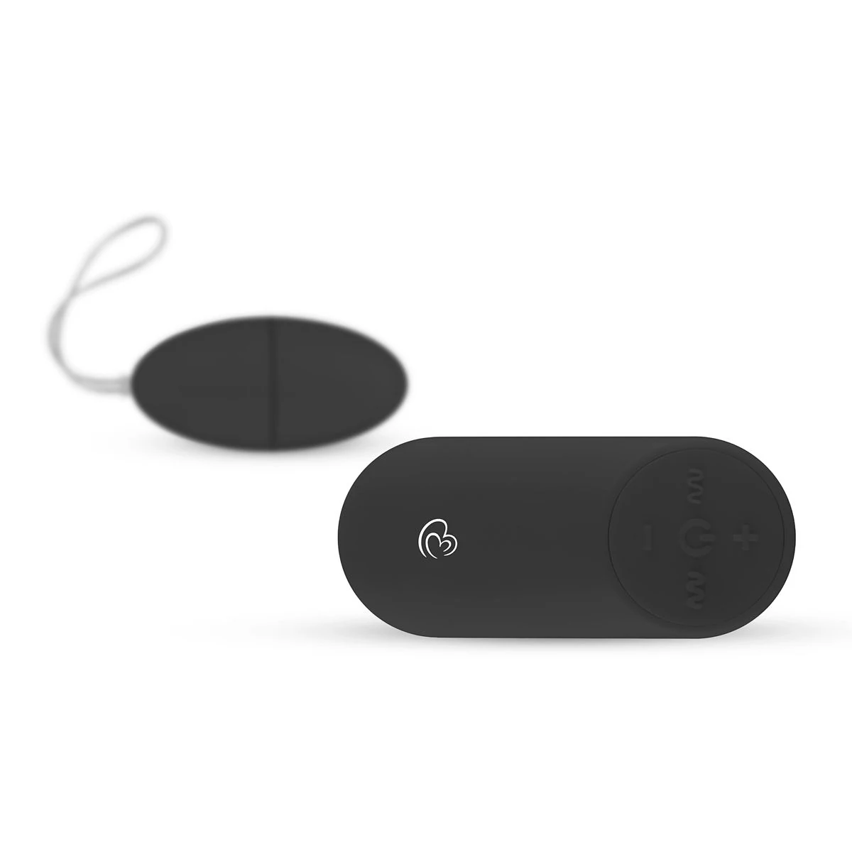 EasyToys vibratie ei zwart, 70 mm lang en 35 mm diameter