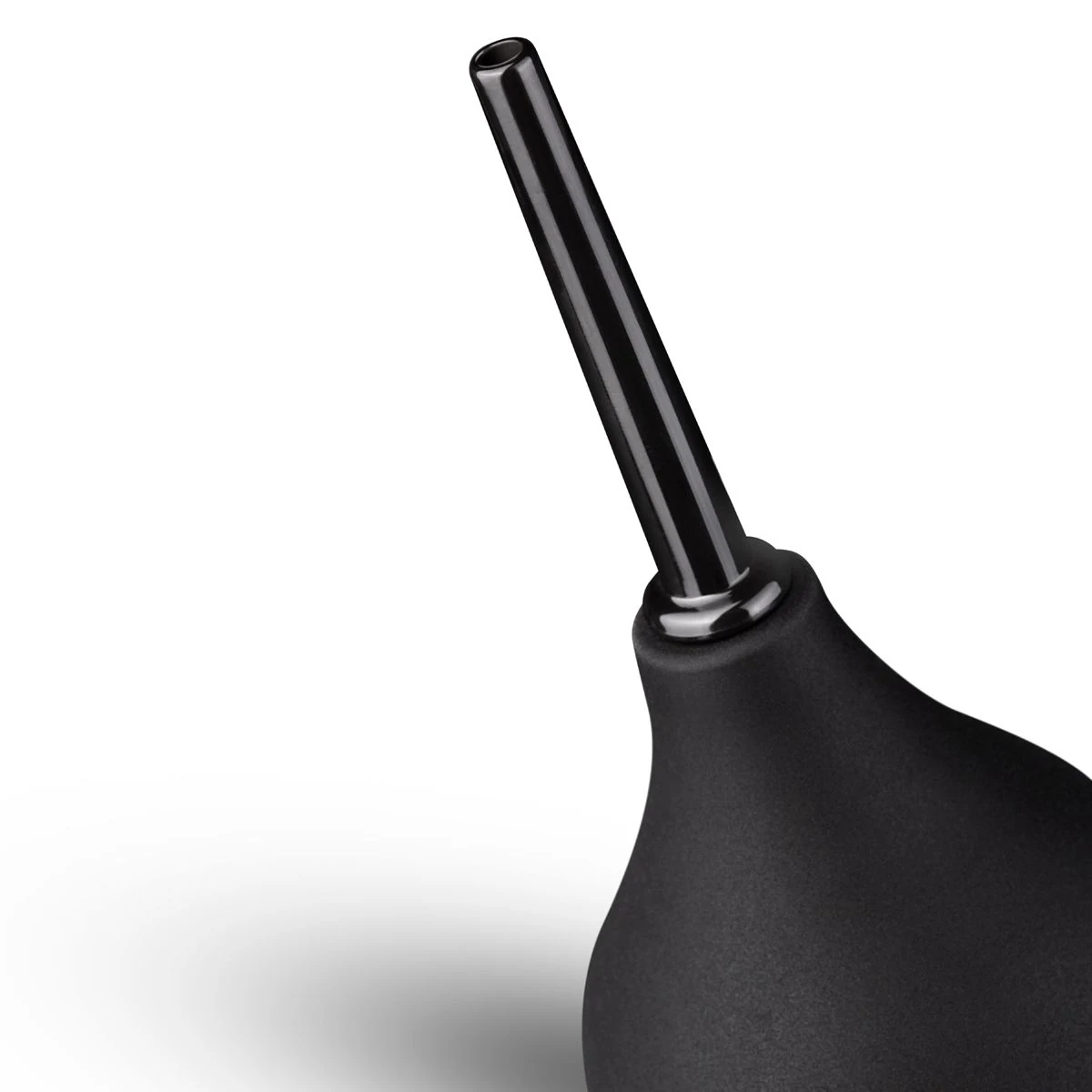 Zwarte anaal douche van Easytoys Anal Collection met 75 ml flacon