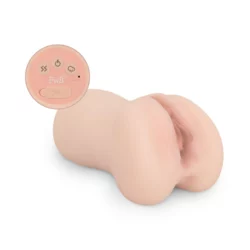 Emma Olsen elektrische masturbator met zuigfunctie in beige