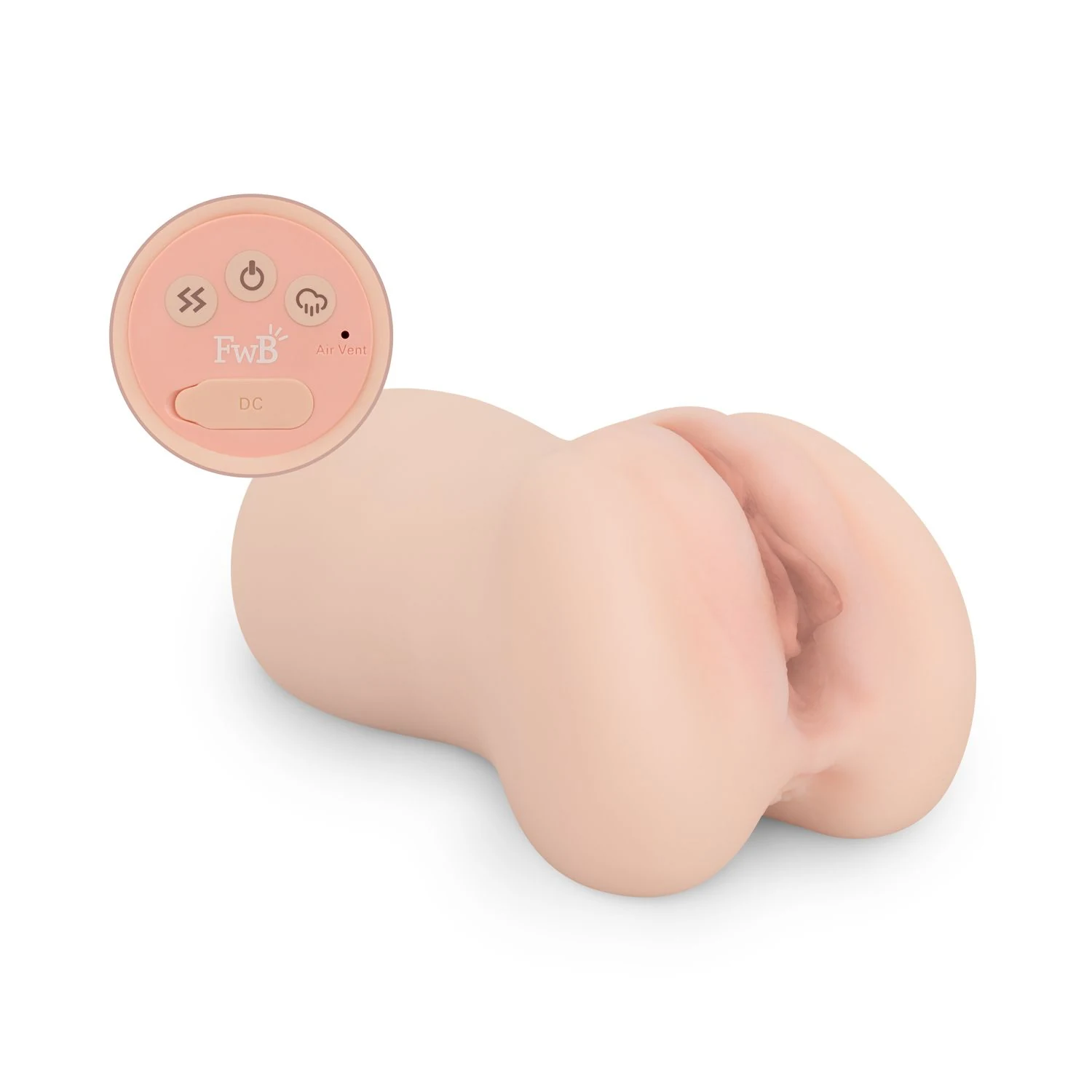 Emma Olsen elektrische masturbator met zuigfunctie in beige