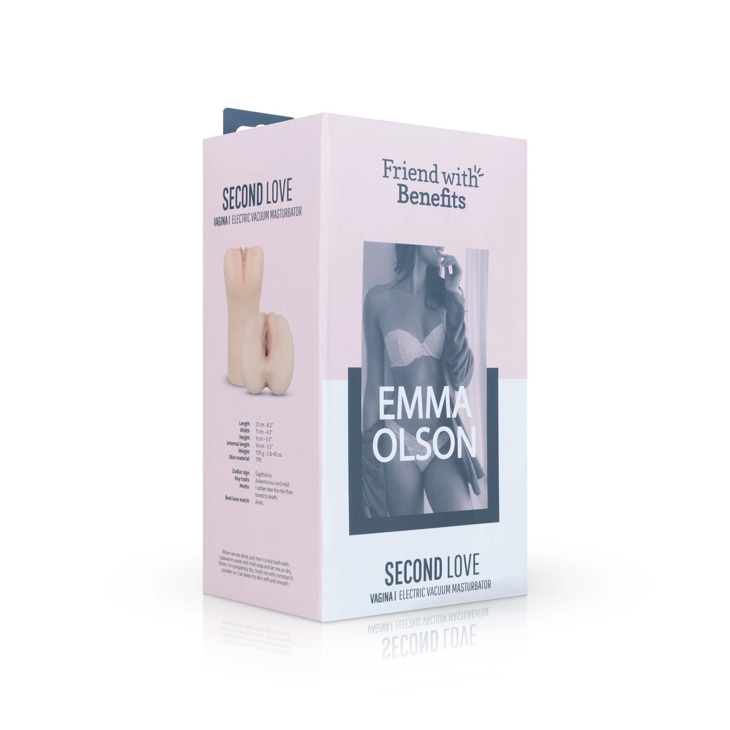 Friend with Benefits Emma Olsen masturbator met USB-oplaadkabel