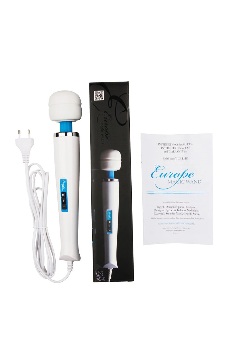 Europe Magic Wand Massager met 6 diepe krachtige vibraties