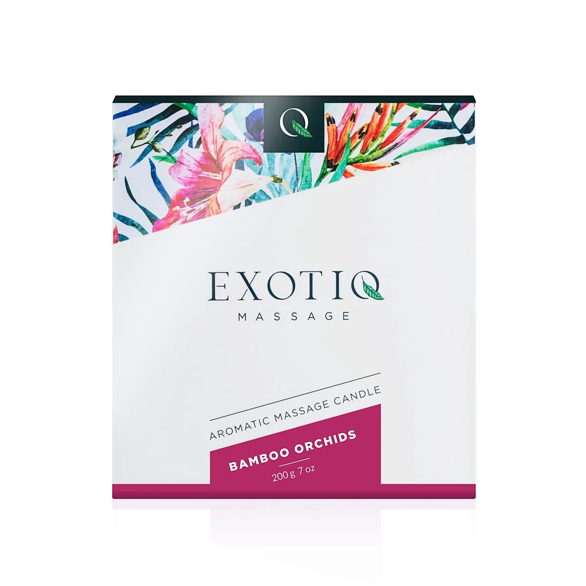 Ontspannende Exotiq massagekaars bamboe orchideeën voor sensuele massage